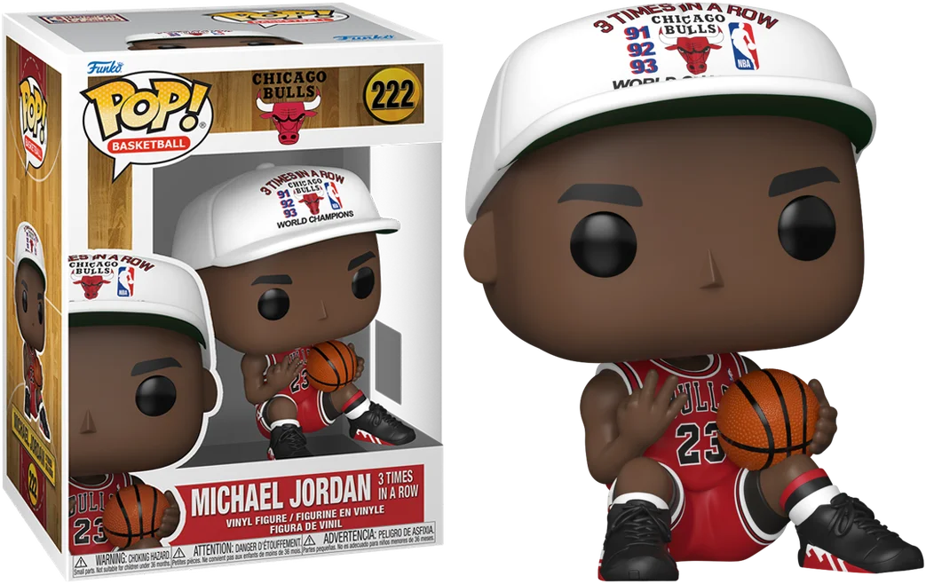 Figurka Funko POP! NBA Basketball - Michael Jordan (3 Times in a Row) Chicago Bulls #222