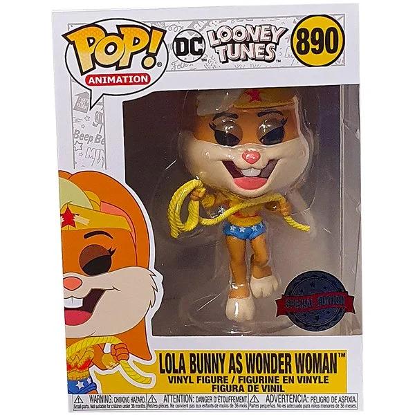 Figurka Funko POP! Looney Tunes Lola as Wonder Woman Special Edition #890 – zdjęcie 3