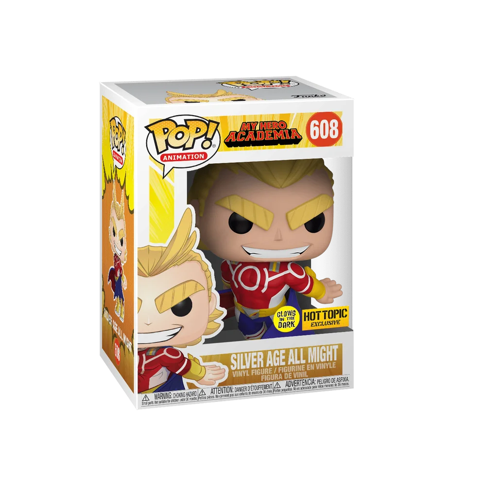Funko POP! My Hero Academia & Tee: MHA- Silver Age All Might (GW)(POP) 608 (Glow) *Na zamówienie