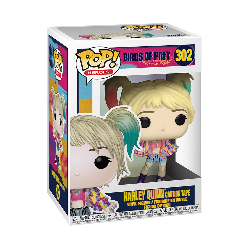 Funko POP! DC Comics Heroes: Birds of Prey- Harley Quinn (Caution Tape) 302 *Na zamówienie
