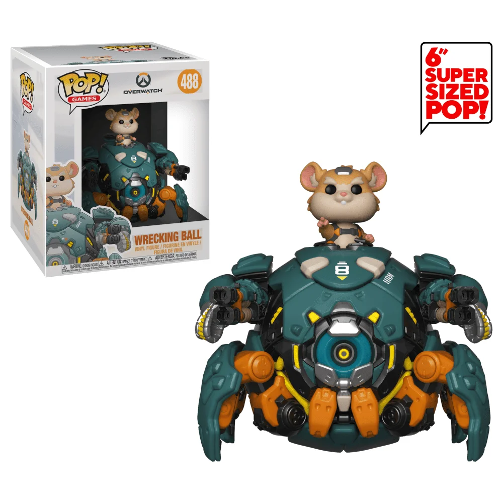 Funko POP! Overwatch Games: Overwatch S5- 6" Wrecking Ball 488 *Na zamówienie