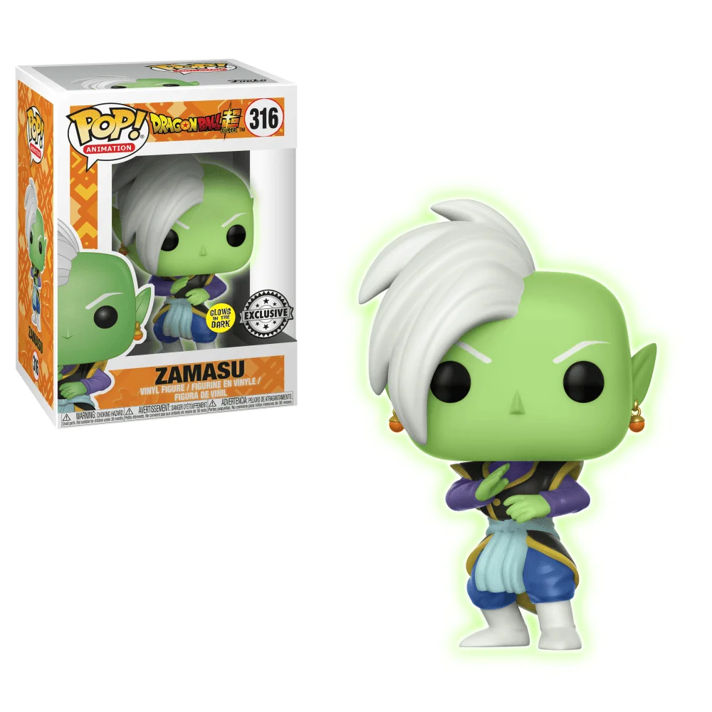 Funko POP! Dragon Ball Zamasu Glow in the Dark Special Edition #316