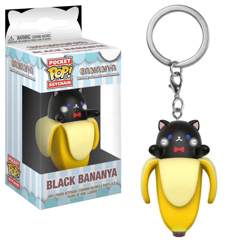 Funko POP! Bananya Keychain: Black Bananya *Na zamówienie