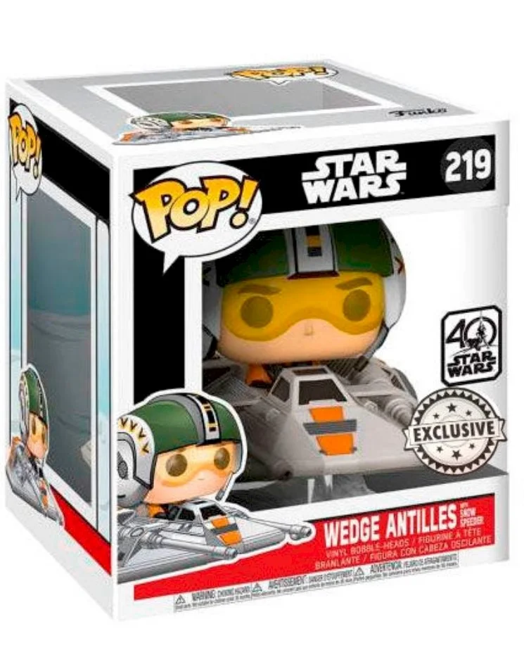 Figurka Funko POP! Star Wars Snow Speeder with Wedge Antilles Special Edition #219 – zdjęcie 3