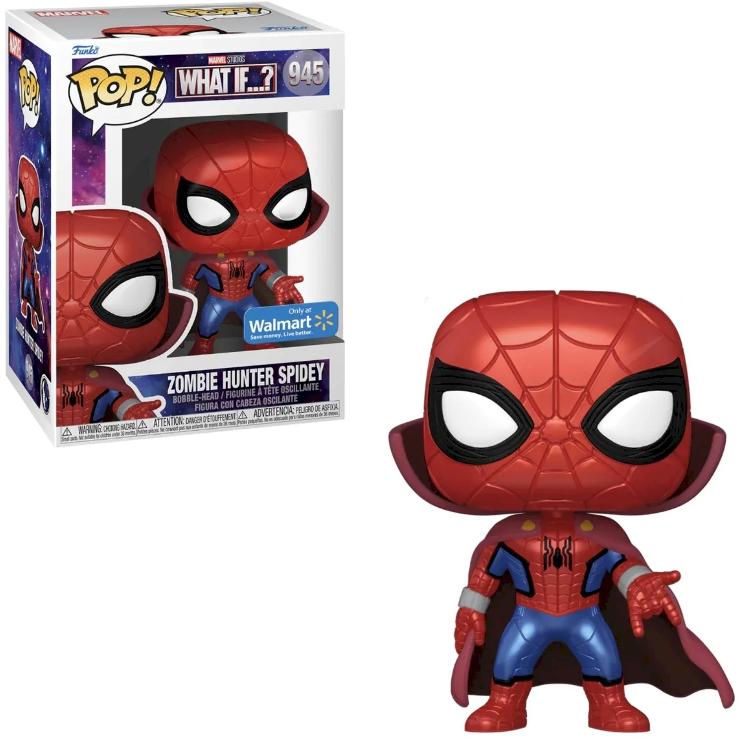 Figurka Funko Pop Marvel What If: Zombie Hunter Spidey 945 Walmart Exc