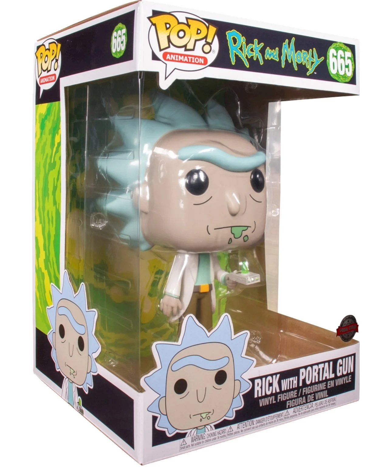 Figurka Funko POP! Rick and Morty Rick with Portal Gun #665 *Na zamówienie – zdjęcie 2