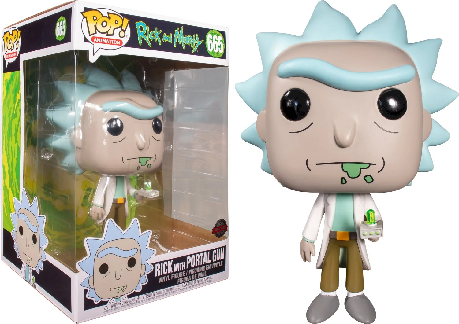 Figurka Funko POP! Rick and Morty Rick with Portal Gun #665 *Na zamówienie – zdjęcie 3