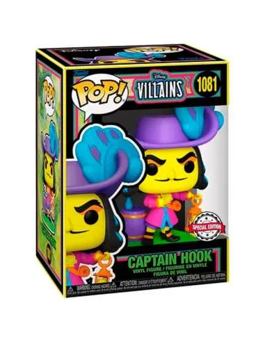 Funko POP! Disney Villains Captain Hook Blacklight Special Edition #1081 *Uszkodzony box
