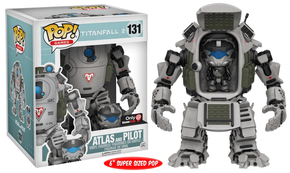 Funko POP! Titanfall 2 TF2 & GOW - Pop & Buddy - 6"Atlas & Pilot 131 (Exclusive) *Na zamówienie