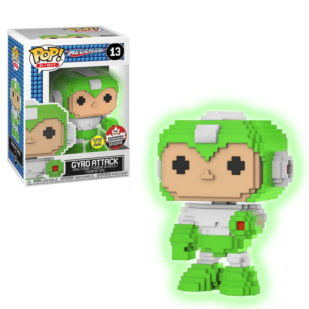 Funko POP! Mega Man Megaman (Gyro Attack) (8-Bit, Glow) (Canadian Convention) 13 (Glow) *Na zamówienie