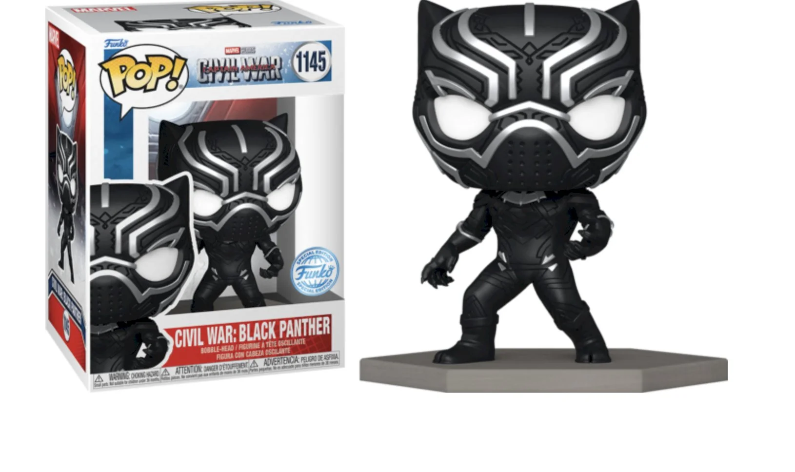 Figurka Funko POP Marvel Civil War: Black Panther 1145 Exclusive