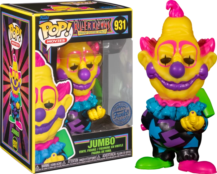 Figurka Funko POP Killer Klowns from Outer Space: Jumbo 931 Blacklight