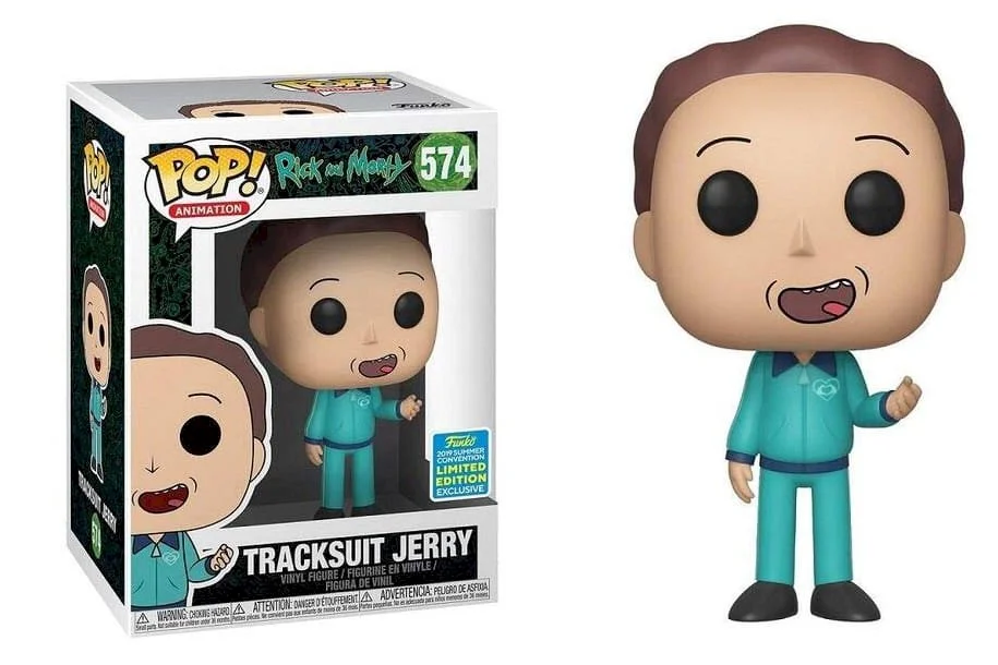 Figurka Rick and Morty Funko POP Tracksuit Jerry Exclusive 574