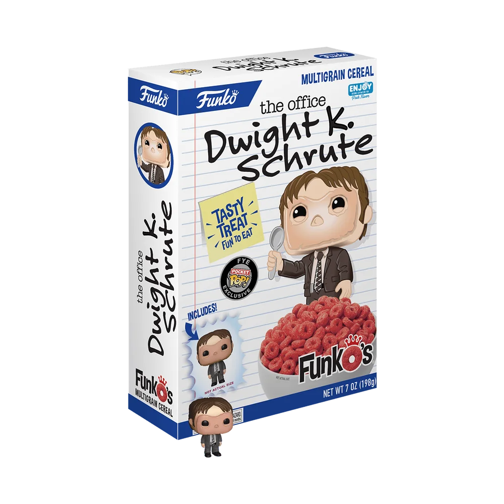 Funko POP! The Office N4S Cereal Box: The Office- Dwight w/Mask(Box) 927 (Exclusive) *Na zamówienie