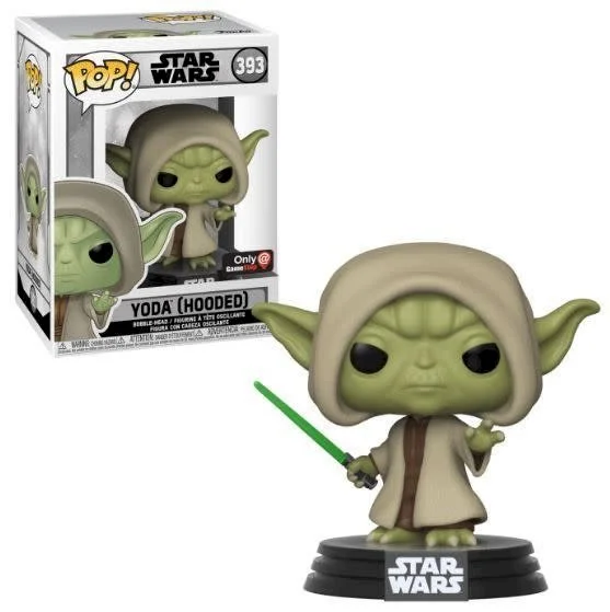 Star Wars Funko pop Yoda Hooded 393 Gamestop Exc