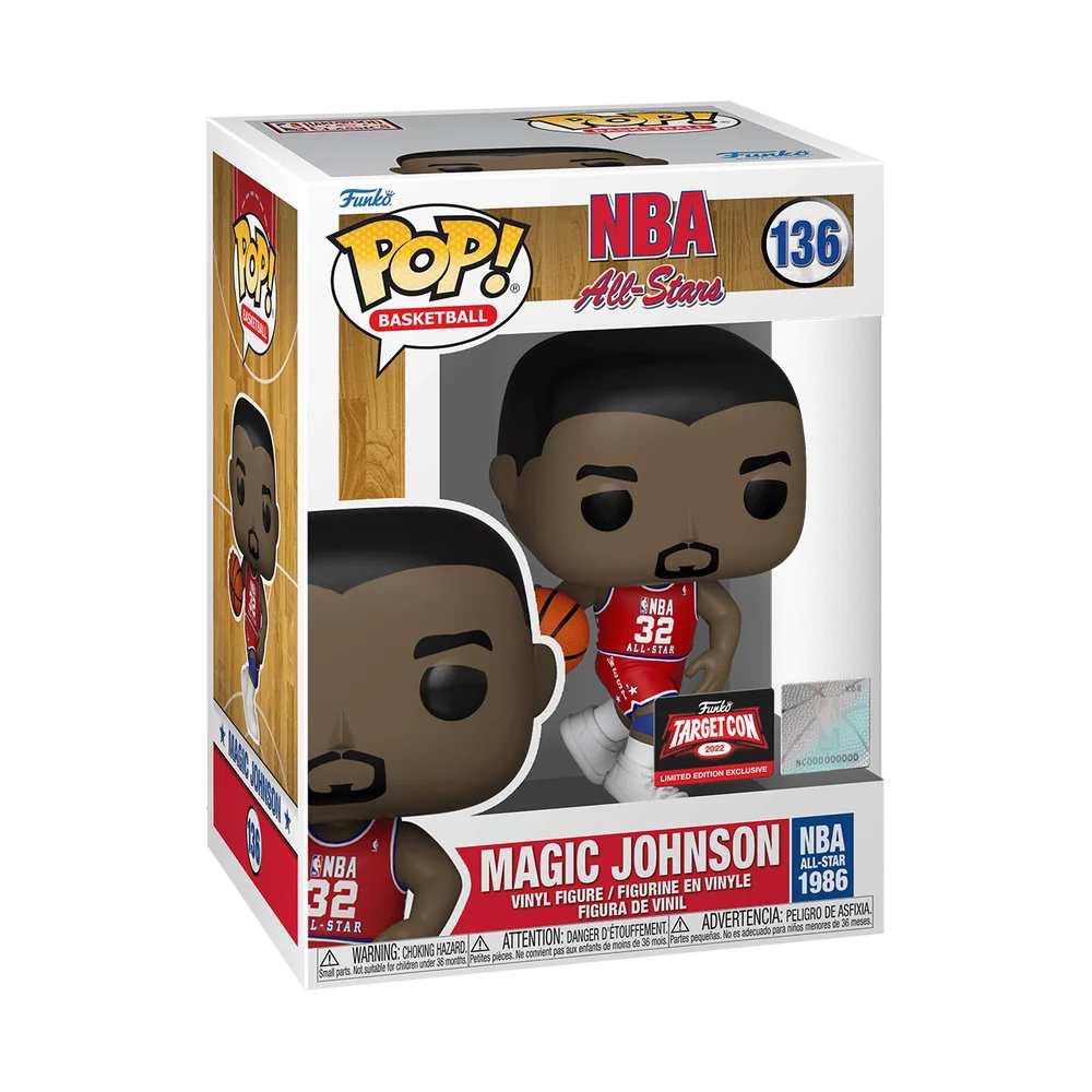 Funko POP! NBA Magic Johnson (Red) 136 (Exclusive) *Na zamówienie