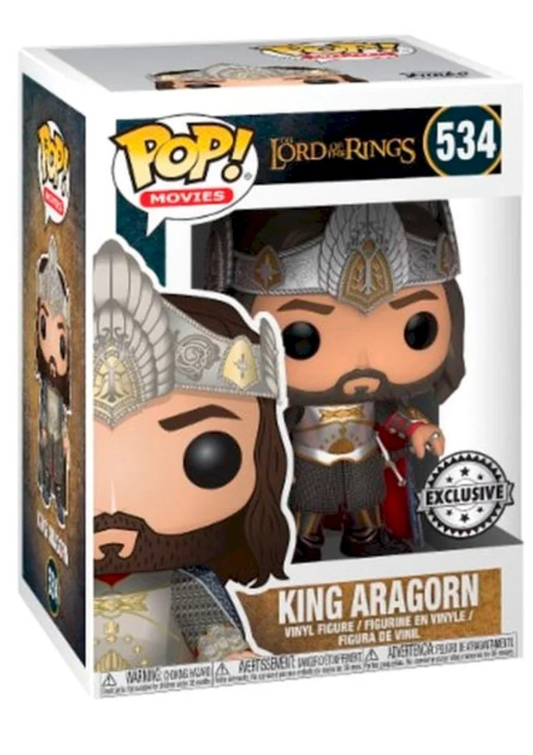 Figurka Funko POP! Lord Of The Rings King Aragorn Special Edition #534 *Na zamówienie – zdjęcie 3