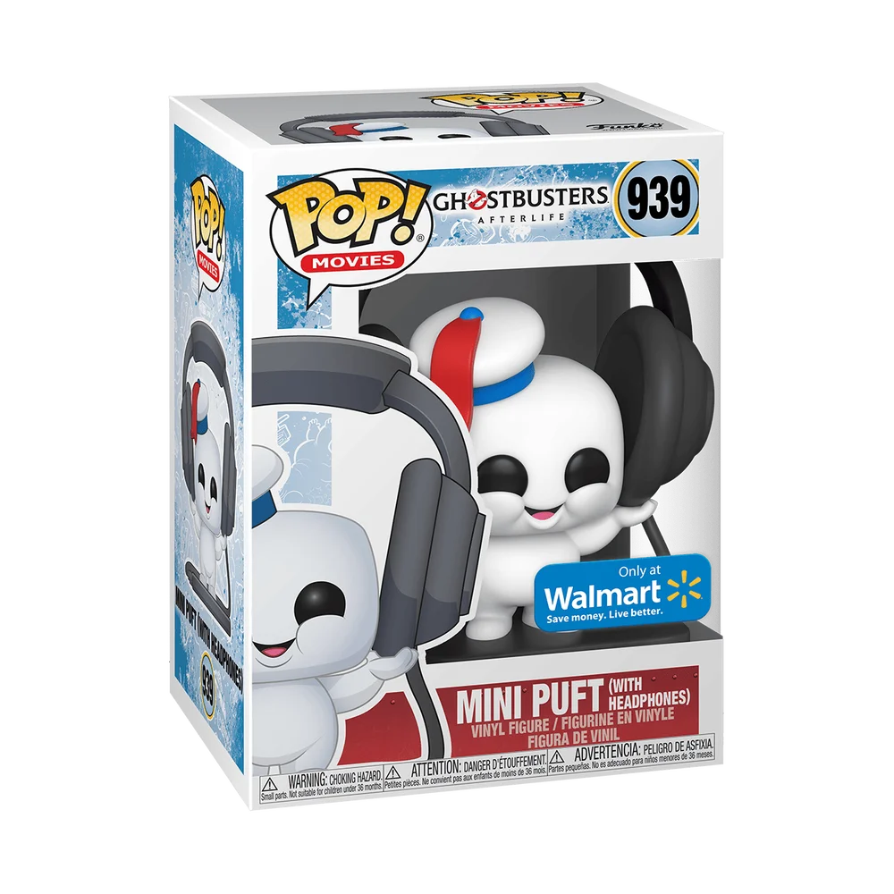 Funko POP! Ghostbusters Movies: Ghostbusters: After-Mini Puft w/ Headphones (WMT) 939 (Exclusive) *Na zamówienie