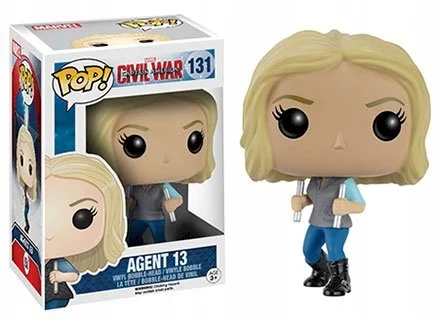 Funko POP! Captain America Civil War Agent 13 #131 *Uszkodzony box