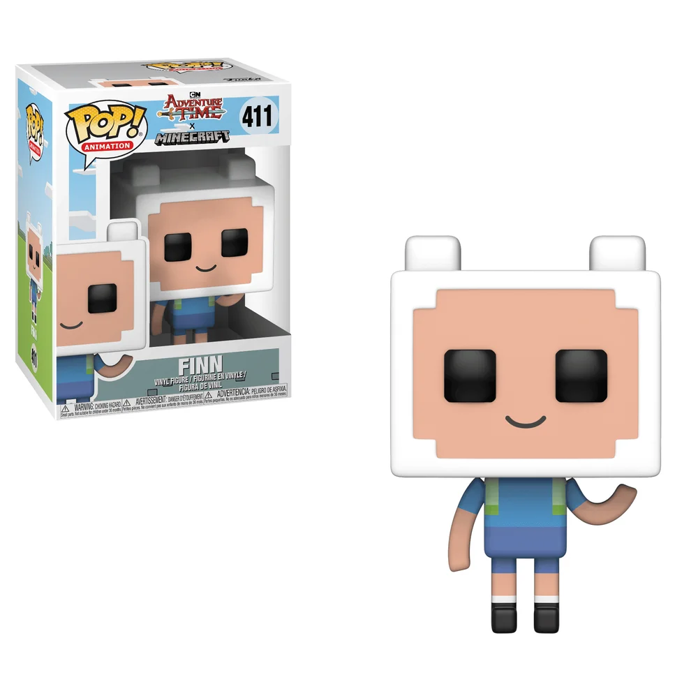 Funko POP! Cartoon Network Adventure Time/Minecraft - Finn 411 *Na zamówienie