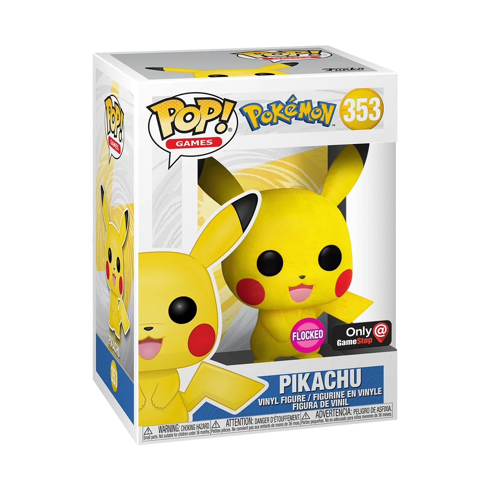 Funko POP! Pokémon GSB: Pokemon- Pikachu(FL) 353 (Flocked) *Na zamówienie