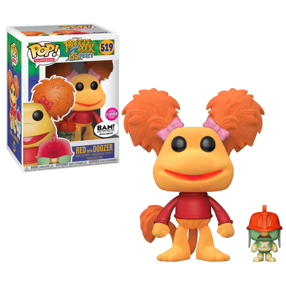 Funko POP! Fraggle Rock Red w/Doozer (FL) 519 (Flocked) *Na zamówienie