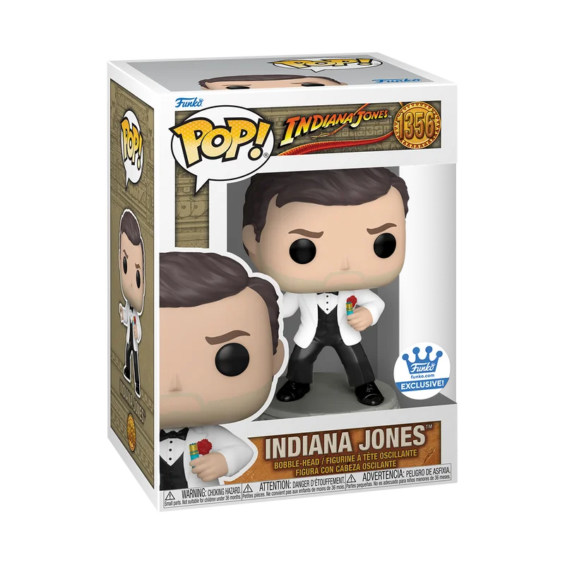Figurka Funko POP Indiana Jones and the Temple of Doom - Indiana Jones in Tuxedo 1356 – zdjęcie 2
