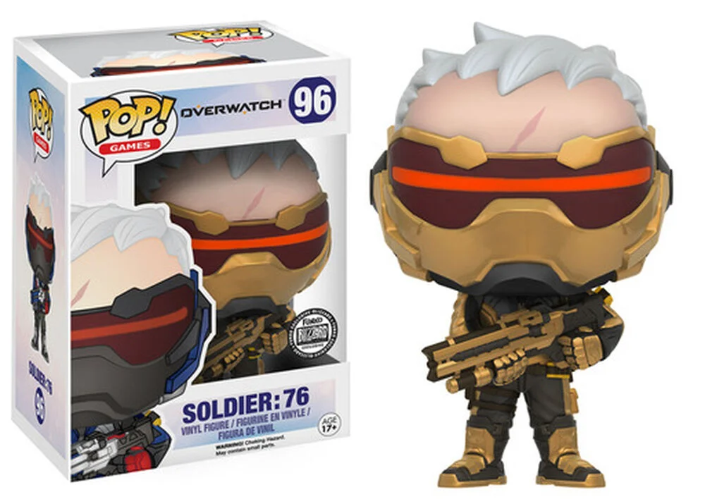 Funko POP! Overwatch GOLDEN Soldier:76 96 (Exclusive) *Na zamówienie