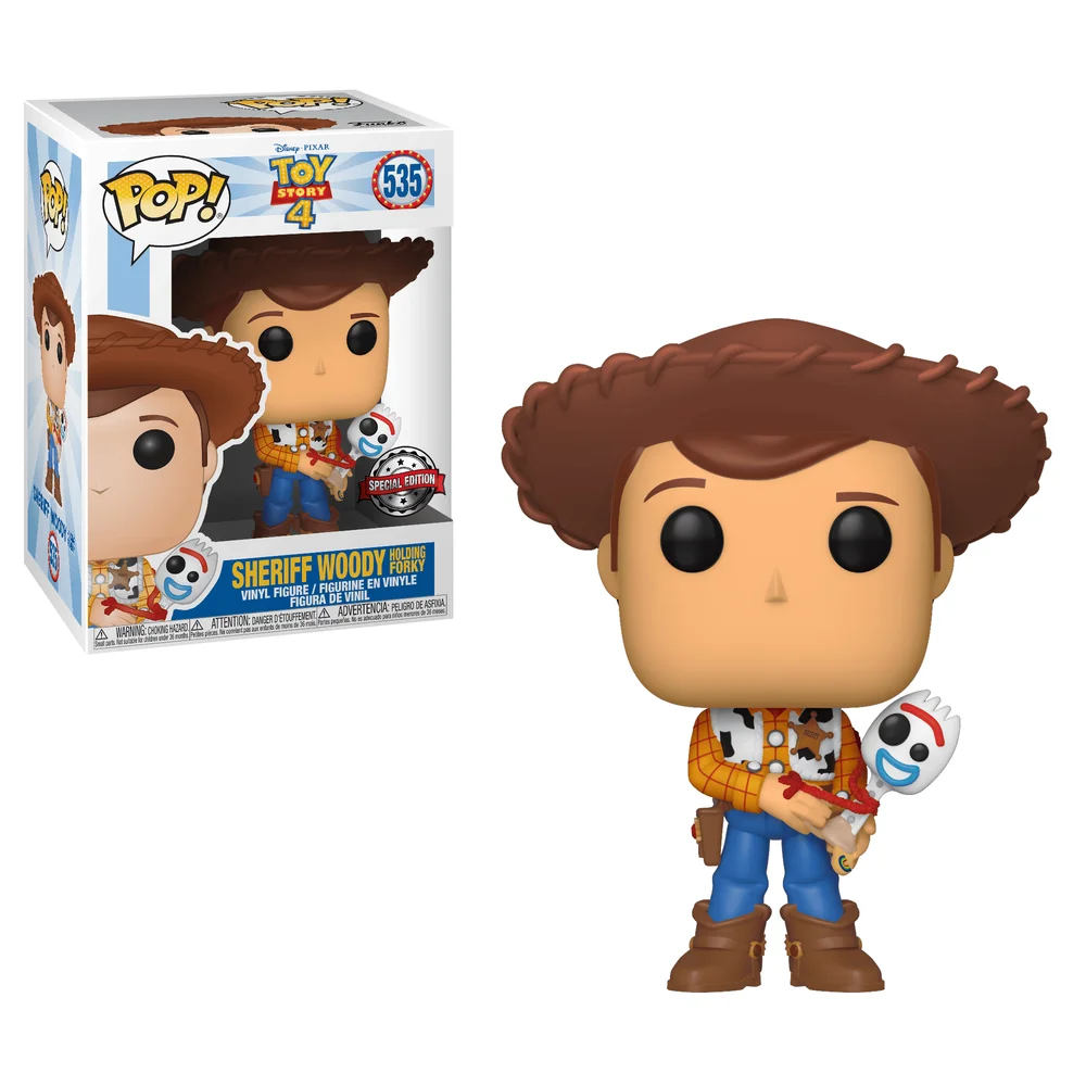 Funko POP! Pixar Disney: POP Disney: Toy Story 4 - Woody holding Forky 535 (Exclusive) *Na zamówienie