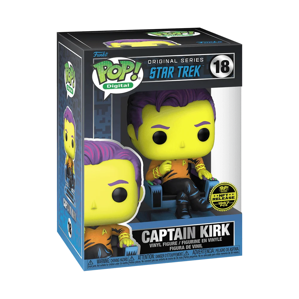 Funko POP! Star Trek Captain Kirk (NFT Release) 18 (Exclusive) *Na zamówienie