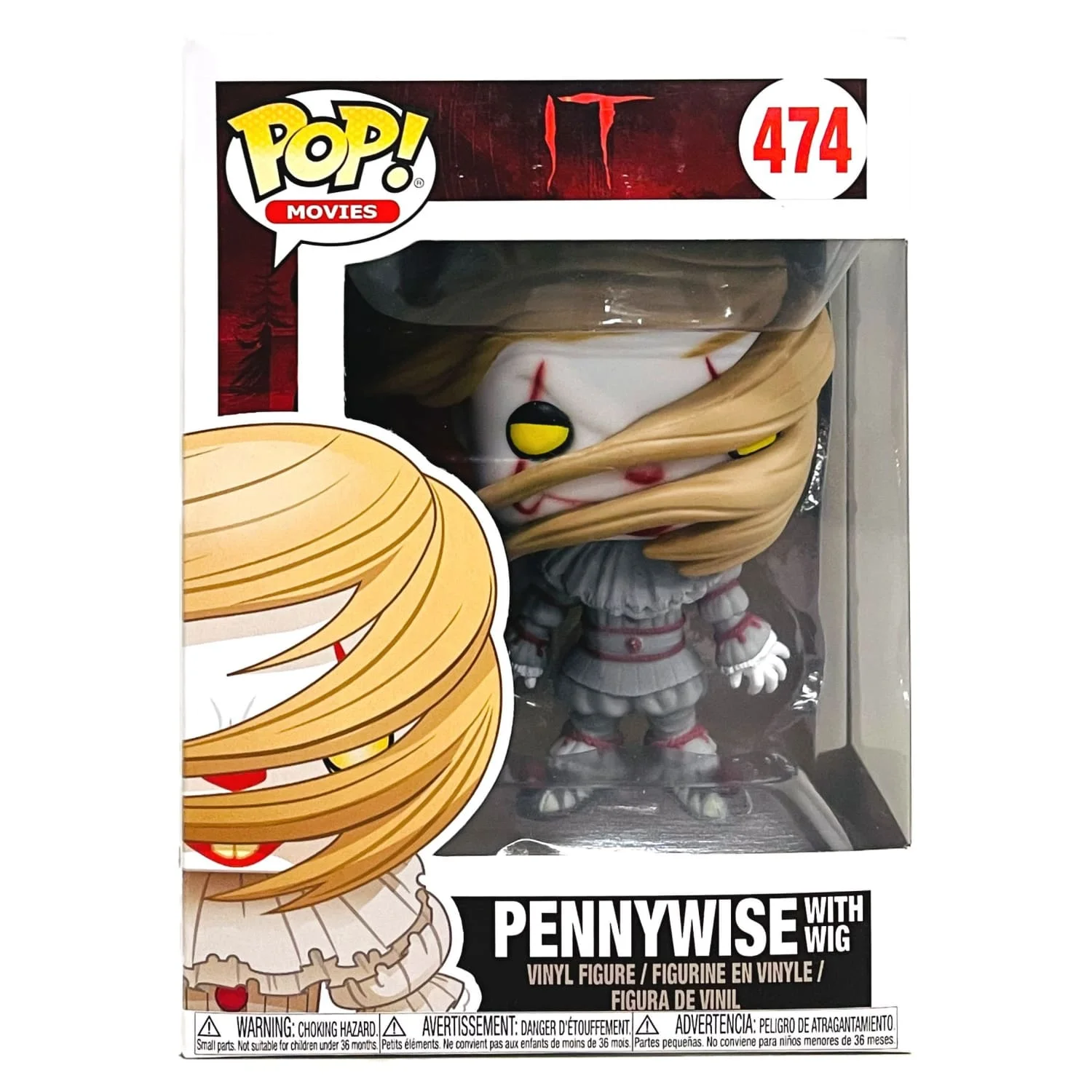 Figurka Funko POP! IT - Pennywise with Wig #474