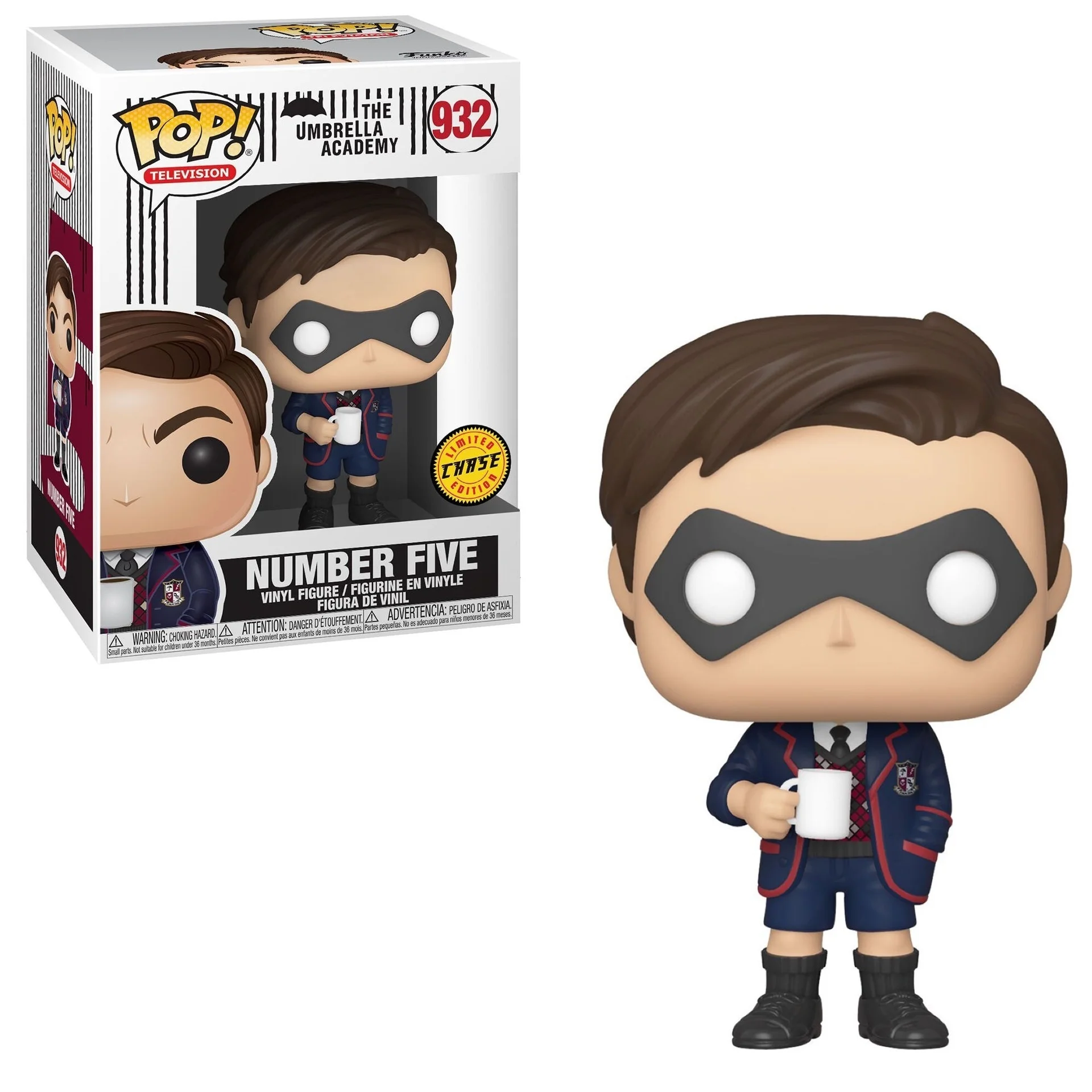 Figurka Funko Pop! Television: The Umbrella Academy - Number Five (Chase) #932* Na zamówienie