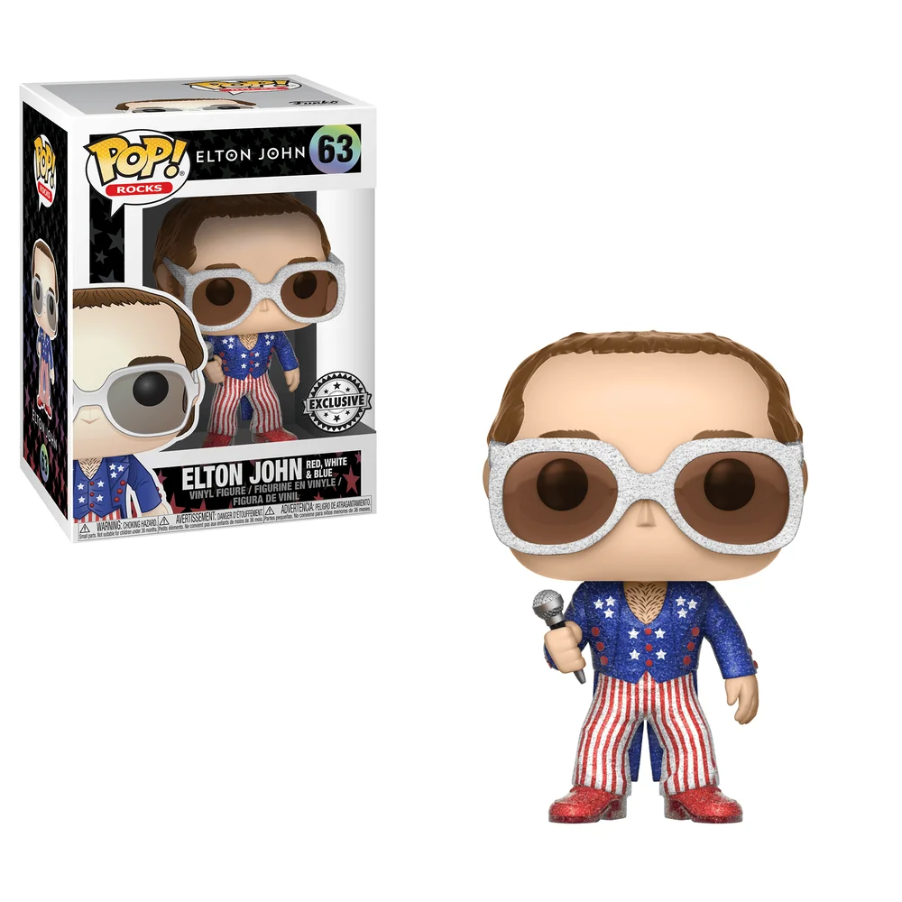 Funko POP! Elton John (Glitter) 63 (Exclusive) *Na zamówienie