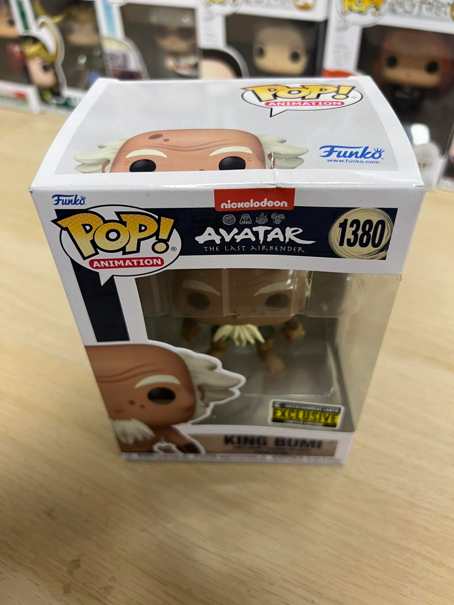 Figurka Funko POP! Avatar The Last Airbender King Bumi 1380 Earth Exclusive Uszkodzony box