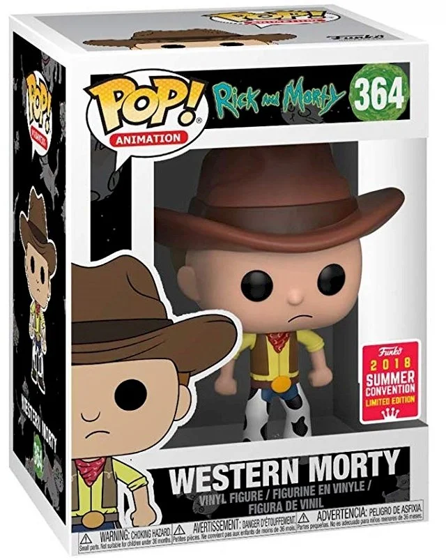Figurka Funko POP! Rick and Morty Western Morty Summer Convention Stan 8/10 Special Edition #364 – zdjęcie 3