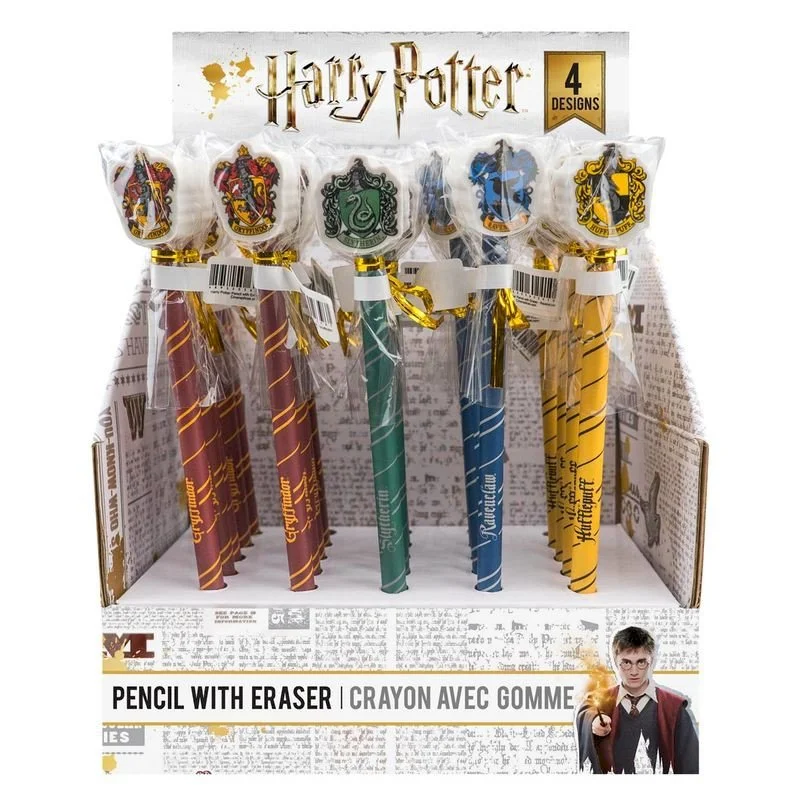 Figurka Harry Potter: drewniany ołówek z gumką Ravenclaw – zdjęcie 2