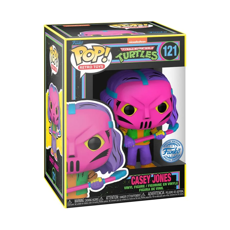 Figurka Funko POP Teenage Mutant Ninja Turtles (Comic) - Casey Jones Blacklight Special Edition 121
