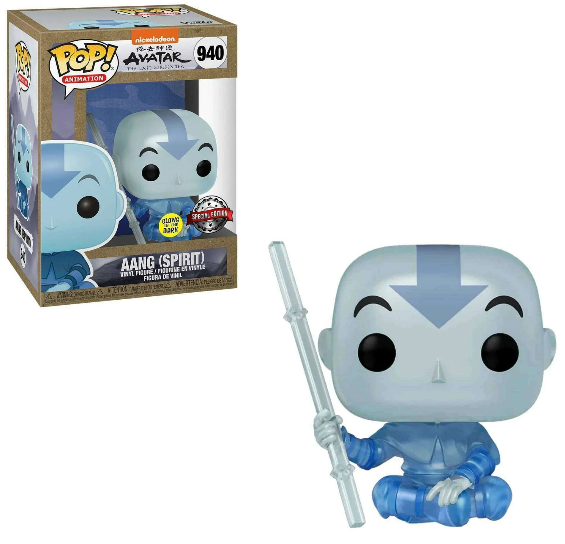 Figurka Funko Pop! Animation: Avatar - Aang (Spirit)(Gitd)(Special Edition) #940* Na zamówienie