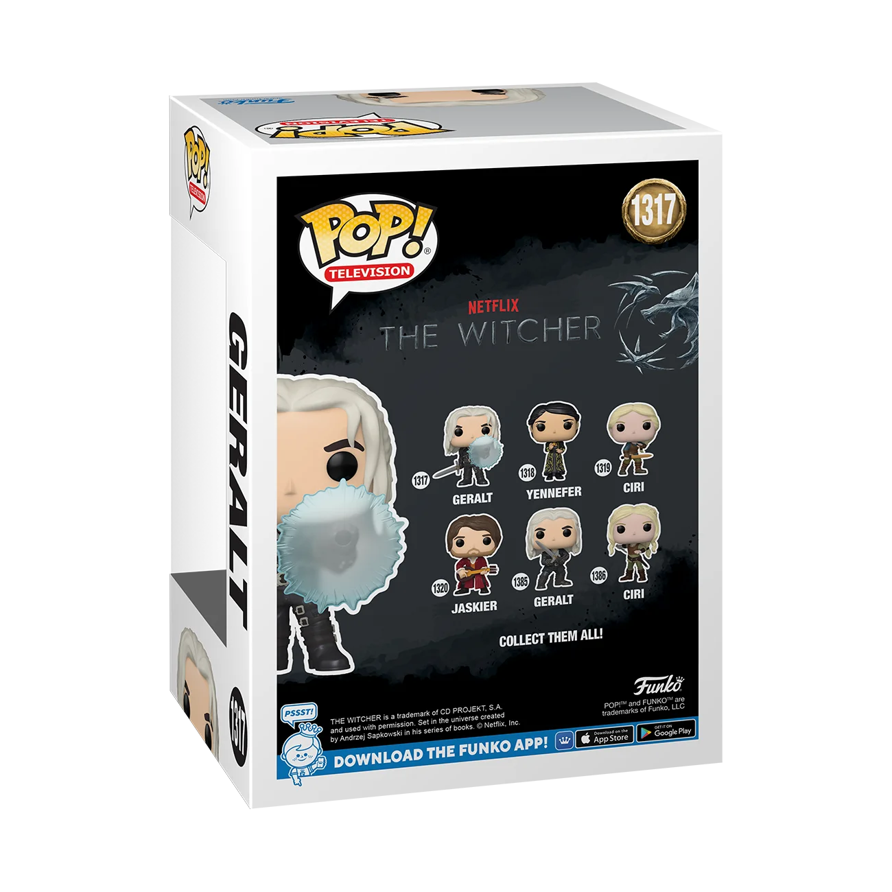 Figurka Funko POP Witcher S2- Geralt(shield) 1317 – zdjęcie 3