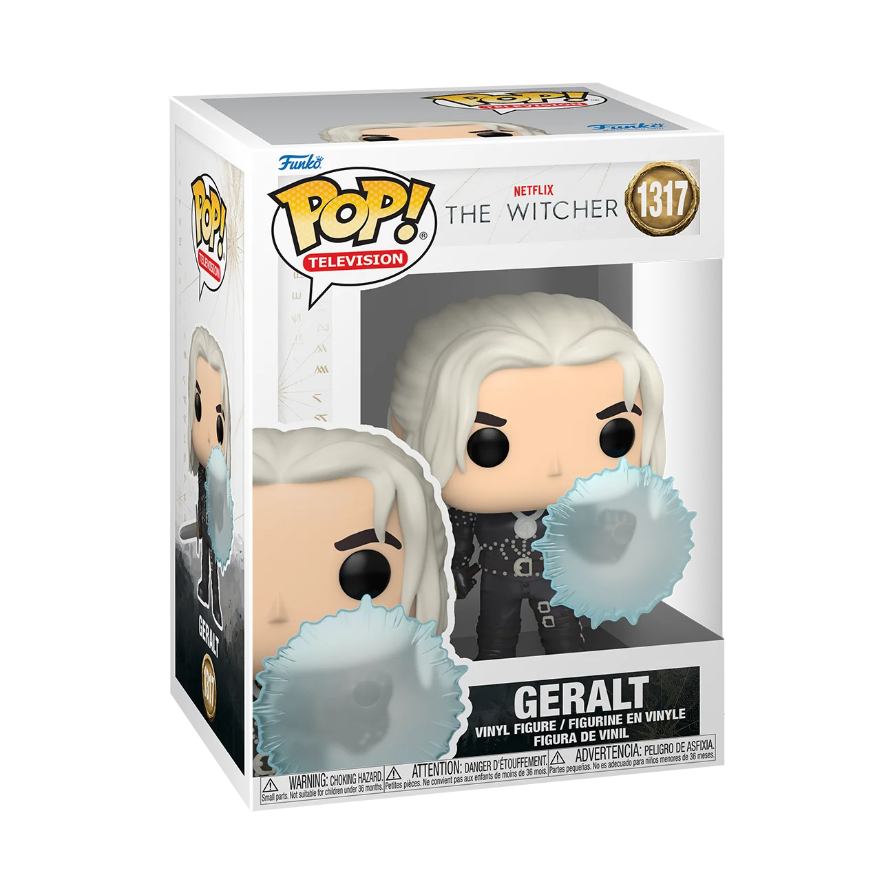 Figurka Funko POP Witcher S2- Geralt(shield) 1317 – zdjęcie 2