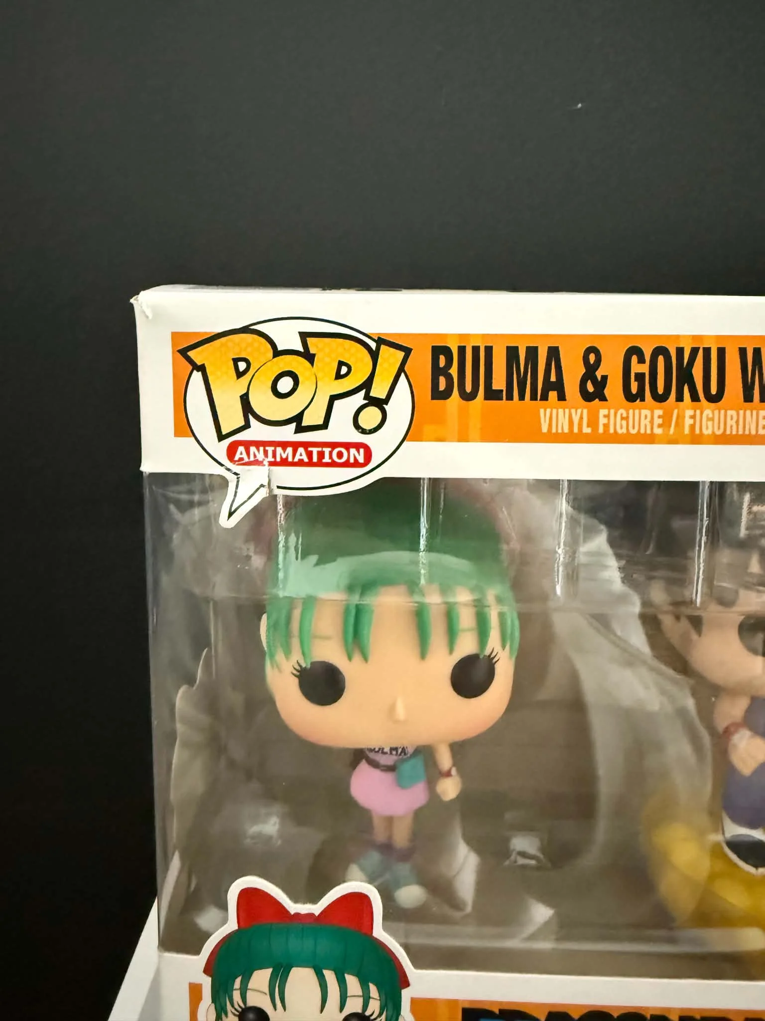 Figurka Funko POP! Dragon Ball Bulma & Goku with Flying Nimbus 2 Pack* Lekko uszkodzony box – zdjęcie 3