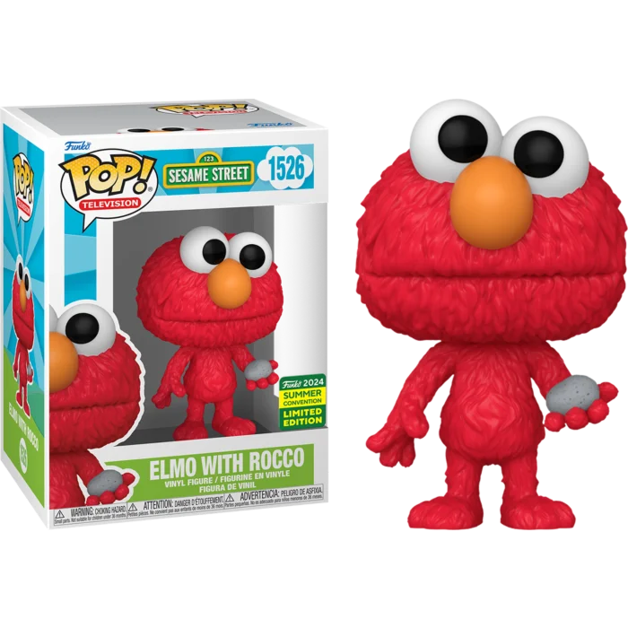 Figurka Funko POP Sesame Street - Elmo with Rocco 1526 SDCC