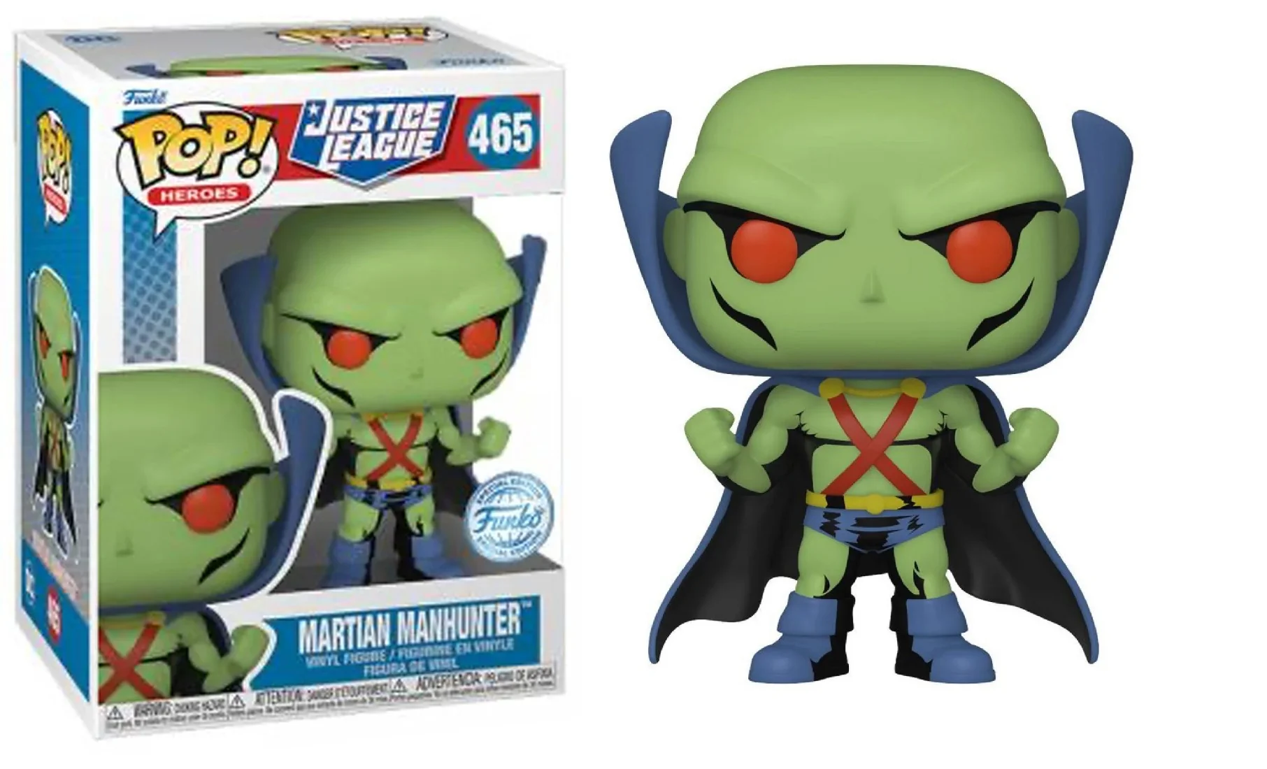 Figurka Funko POP! Justice League Martian Manhunter 465 Exclusive