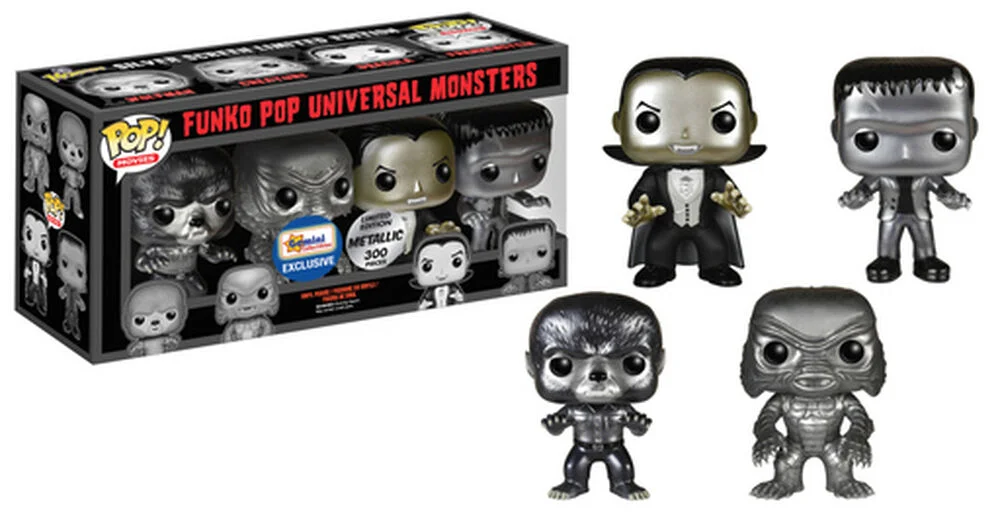 Funko POP! Universal Monsters Universal Monsters 4-Pack (Metallic) *Na zamówienie