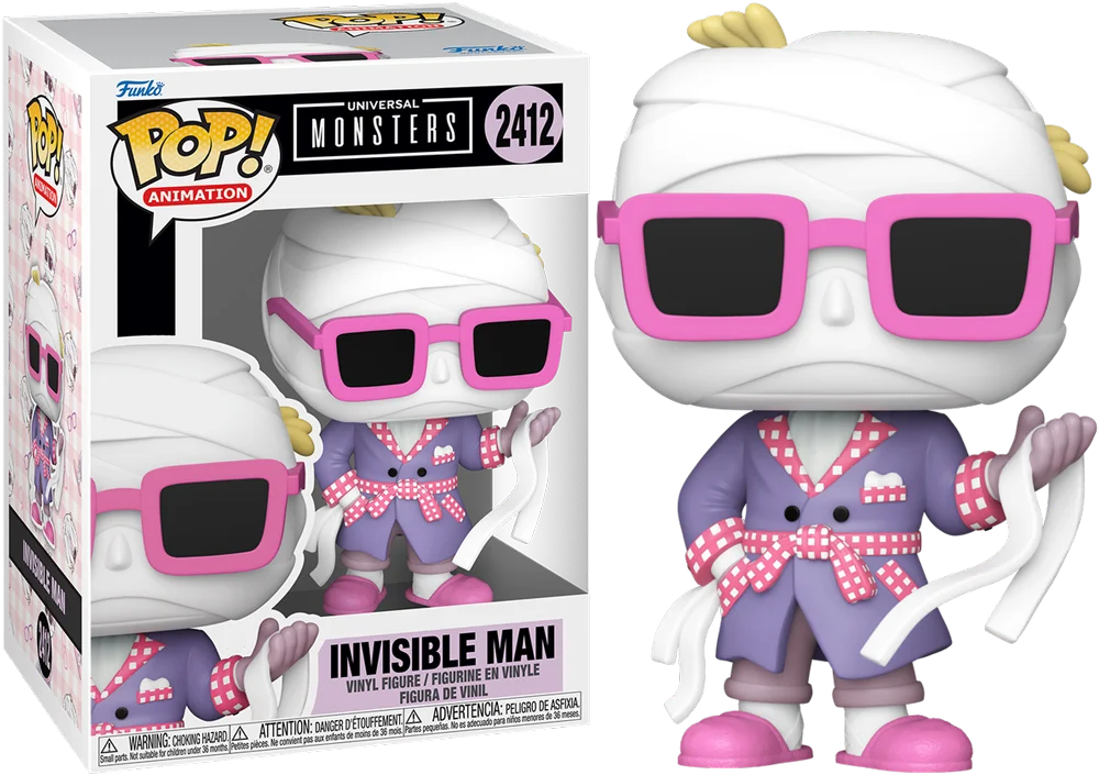 Figurka Funko POP! Universal Monsters - Invisible Man (Retro Anime) #2412