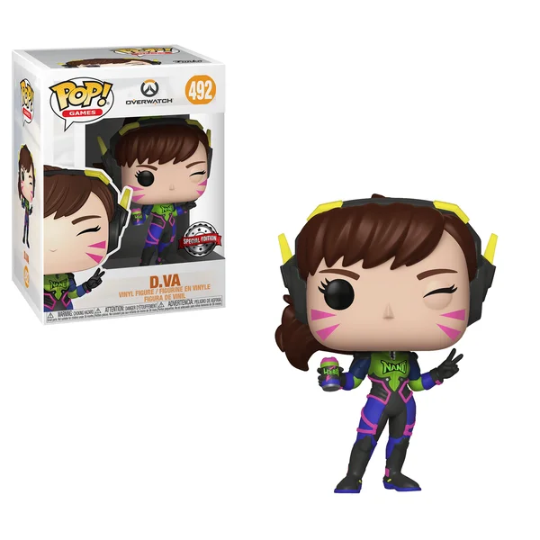 Funko POP! Overwatch Games: Overwatch S5- Nano Cola D.Va 492 (Exclusive) *Na zamówienie