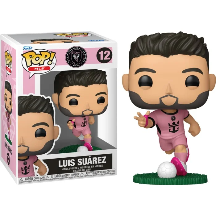Funko POP! MLS: Inter Miami (Soccer) - Luis Suarez (Pink Uniform) #12