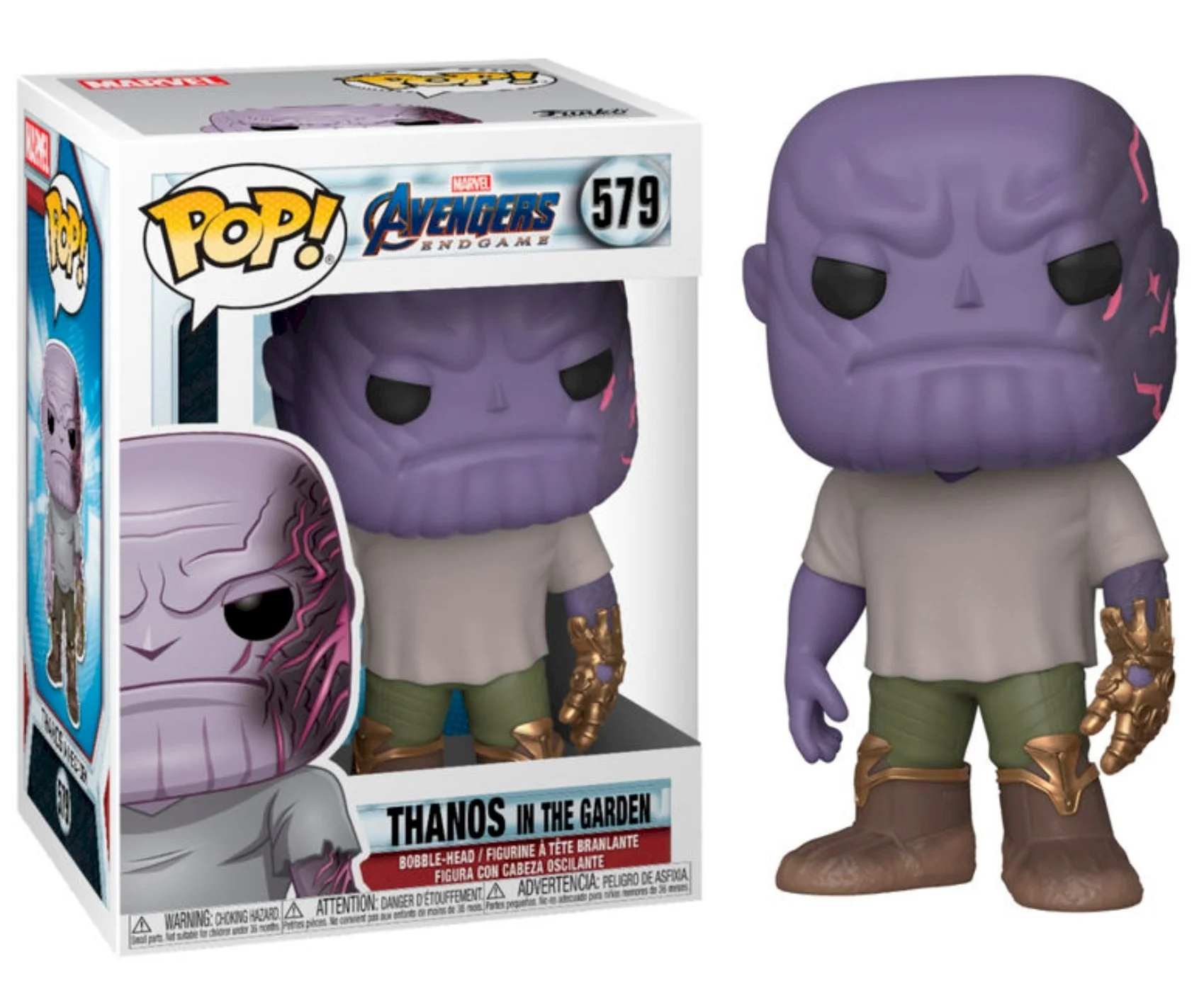 Figurka Avengers Endgame Funko POP Casual Thanos with Gauntlet 579