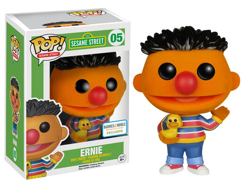 Funko POP! Sesame Street Ernie FLOCKED 5 (Flocked) *Na zamówienie