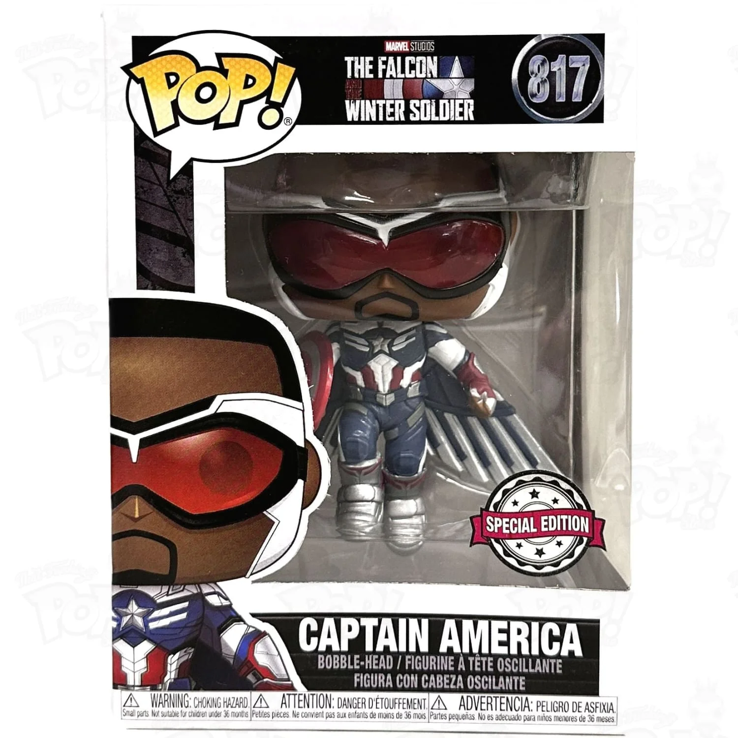 Figurka Funko POP! Marvel The Falcon and the Winter - Captain America Special Edition #817